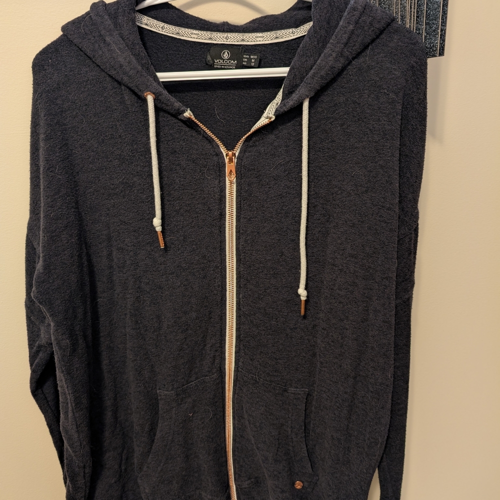 Volcom Black Hoodie Sweater